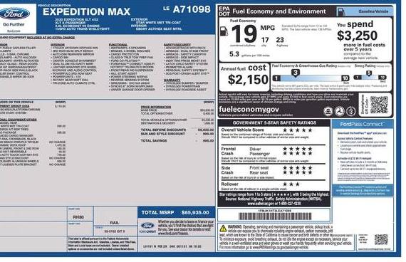 FORD EXPEDITION MAX 2020 1FMJK1HT3LEA71098 image FORD EXPEDITION MAX 2020 1FMJK1HT3LEA71098 image